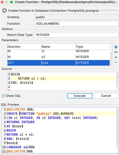 Image result for User-Defined Function PostgreSQL