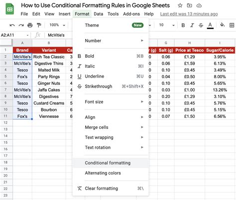 Google Sheets Conditional Formatting Formula に対する画像結果