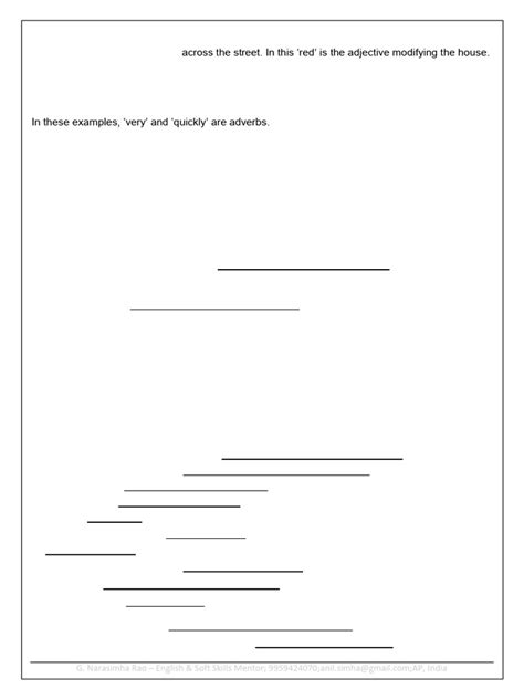 Toradh íomhá ar Placing Modifiers