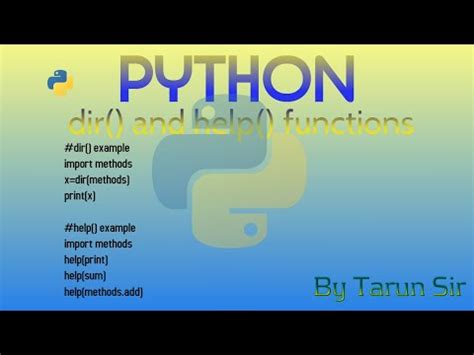 Image result for Dir in Python