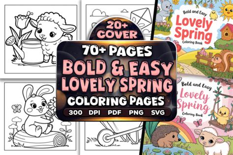 Bold and Easy Spring Coloring Pages に対する画像結果