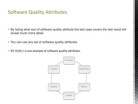 Test Case Attributes に対する画像結果