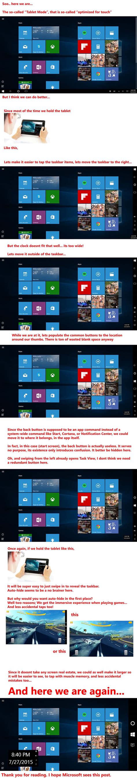 Image result for How Come Out Fo Tablet Mode Windows 1.0
