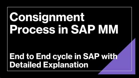 Image result for Consignment Process in SAP mm Step by Step