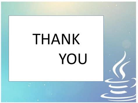 Image result for Thank You Images with Java Text