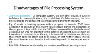 Toradh íomhá ar Disadvantages Of File System In Dbms