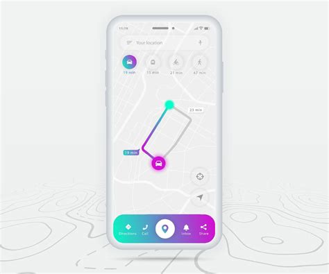 Image result for Map Navigation System UI Design