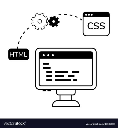 Toradh íomhá ar Programmin Vector Image