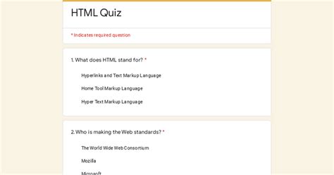 Image result for HTML Question U
