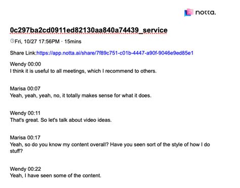 Toradh íomhá ar Research Interview Transcript Example