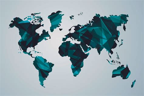 Afbeeldingsresultaten voor World Map in Vector Graphics Style