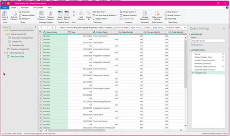 Toradh íomhá ar Power Query Window