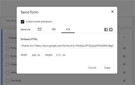 Embed Code Form に対する画像結果