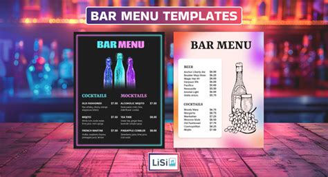 Image result for Bar Patterns for Menu