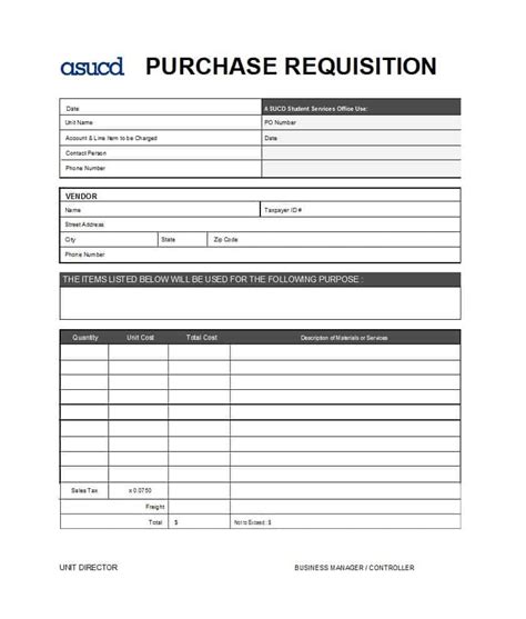 Image result for Requisition Form Sample