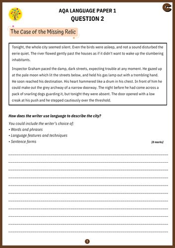 Language Paper 1 Question Templates に対する画像結果