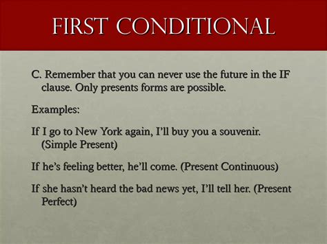 Image result for First Conditional in Negative Form