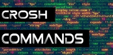 Image result for Crosh Commands