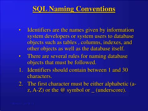 Image result for Valid Symbols for SQL Table Names