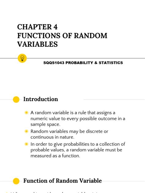 Image result for General Functions of Random Variables