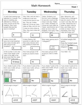 Answers to 4th Grade Math Homework に対する画像結果