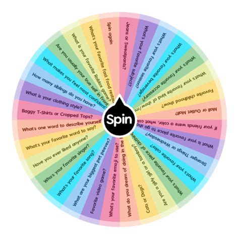 Image result for Random Answer Wheel