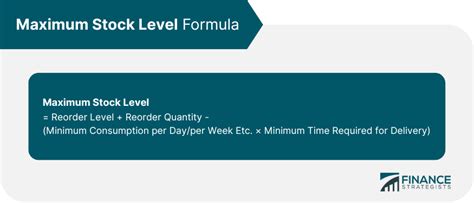 Toradh íomhá ar Maximum Stock Level