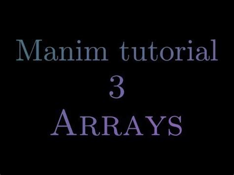 Image result for Manim Array Visualization