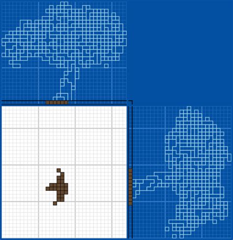 Image result for Minecraft Tree Blueprint