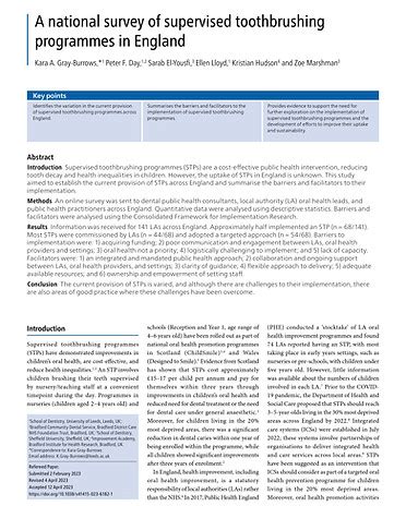 Image result for Supervised Tooth Brushing Logic Model