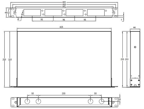 Image result for Patch Panel Technical Drawing