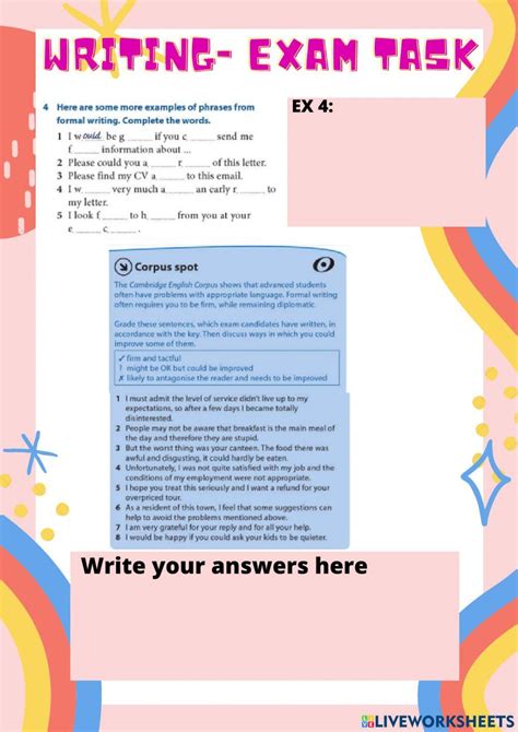 Completing a Writing Task ਲਈ ਪ੍ਰਤੀਬਿੰਬ ਨਤੀਜਾ