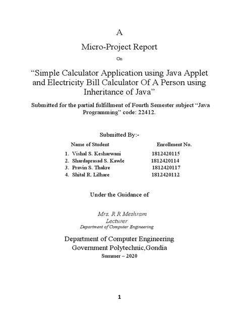 Image result for Java Calculator Project Report