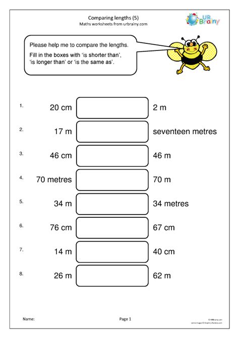 Comparing Length Activities എന്നതിനുള്ള ഇമേജ് ഫലം