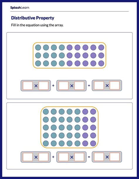 Image result for Distrubitive Property Worksheet 3rd Grade