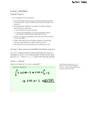 Image result for Probability with Continuous Variables Example Worksheet