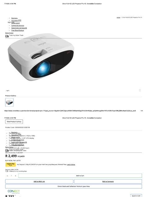 Orion Mini LED Projector Pro 1-साठीचा प्रतिमा निकाल