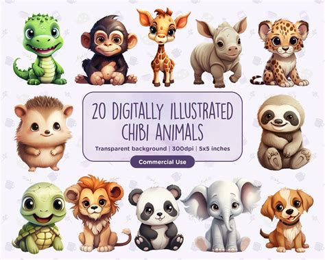 Toradh íomhá ar Cute Spring Animals Chibi