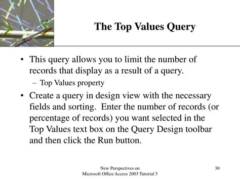 Image result for Top Values Query Access