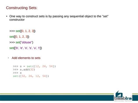 Image result for How to Make a Set in Python