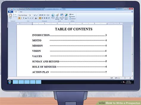 Writing a Prospectus Examples に対する画像結果
