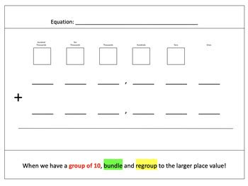 Afbeeldingsresultaten voor Addition Algorithm Template