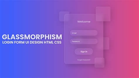 Image result for Glassmorphism Form UI Design