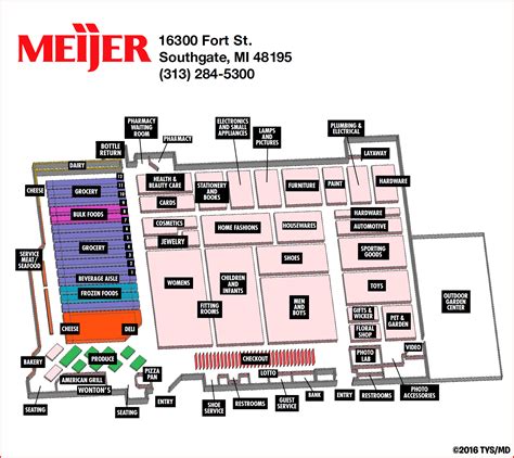Image result for Meijer Store Layout Map