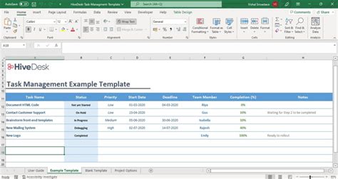 Image result for Excel for Managing Workload