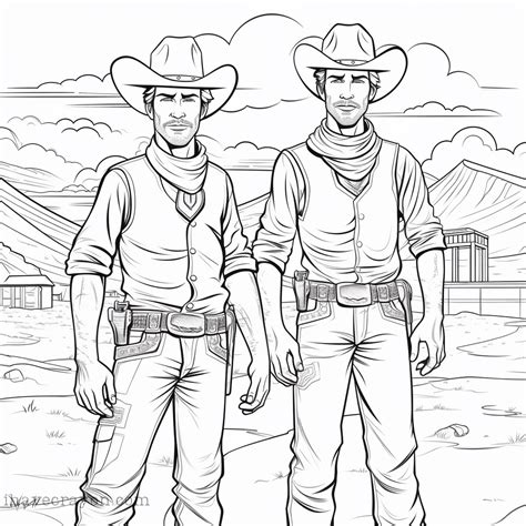 Image result for Cowboy Coloring Pages
