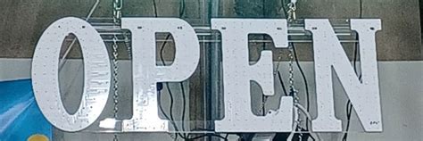 LED White Bulb Open Sign に対する画像結果