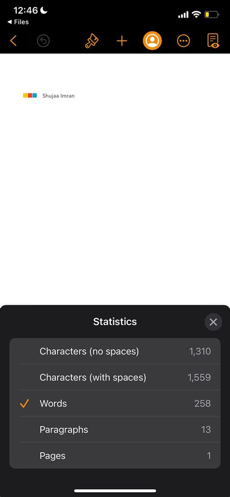 Image result for Word Count On Pages