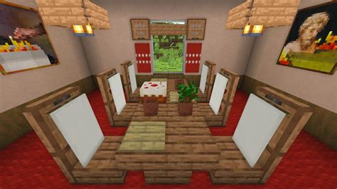 Toradh íomhá ar Minecraft Kitchen Table Design