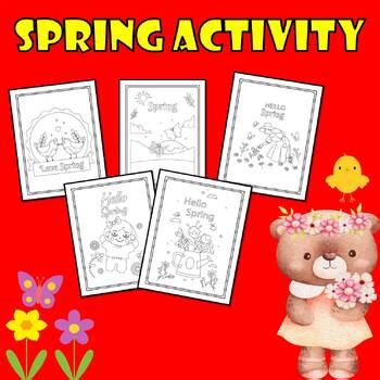 Spring Coloring Worksheets కోసం చిత్ర ఫలితం